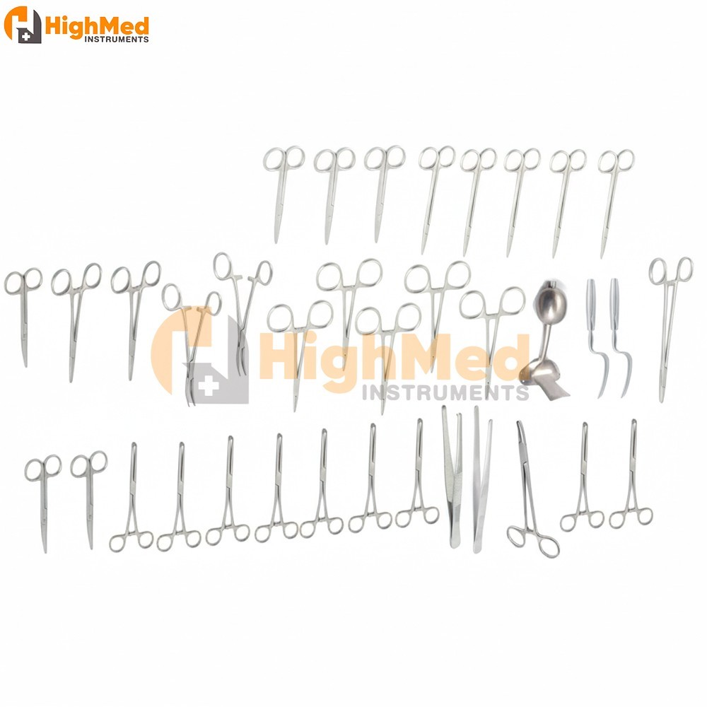 Lot Of 37 Pcs Basic Minor Surgery Forceps Scissors N H Sets Surgical Instrument