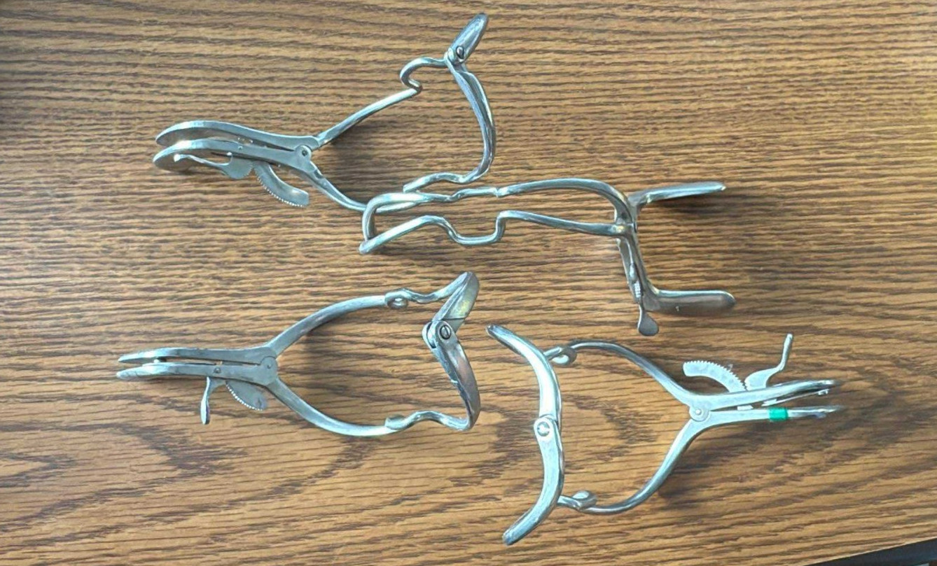 Set of 4 dental mouth gags