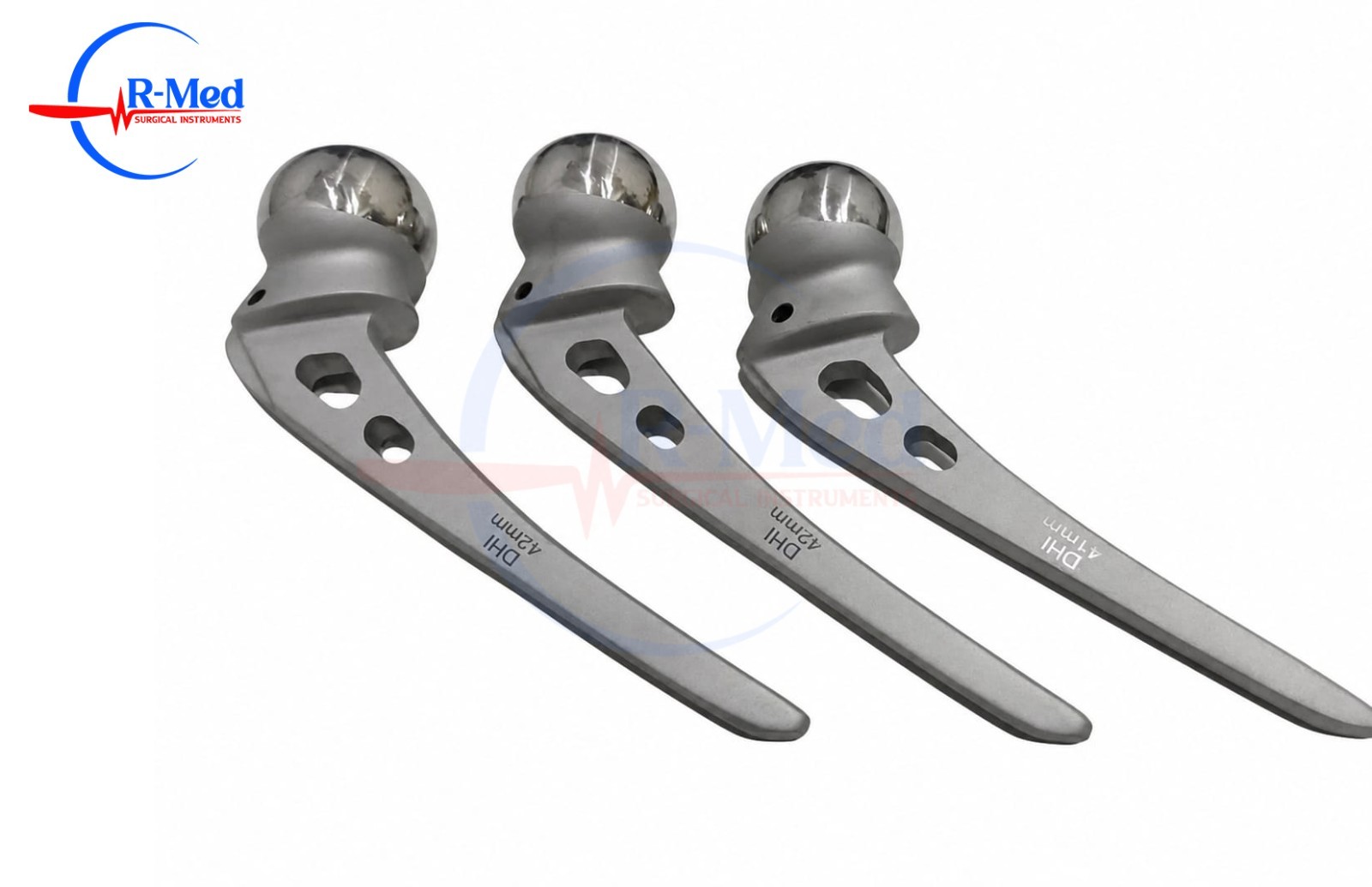 AMP Hip Prosthesis Orthopedic Instruments Set 45mm,47mm & 49mm 3 Pieces Lot
