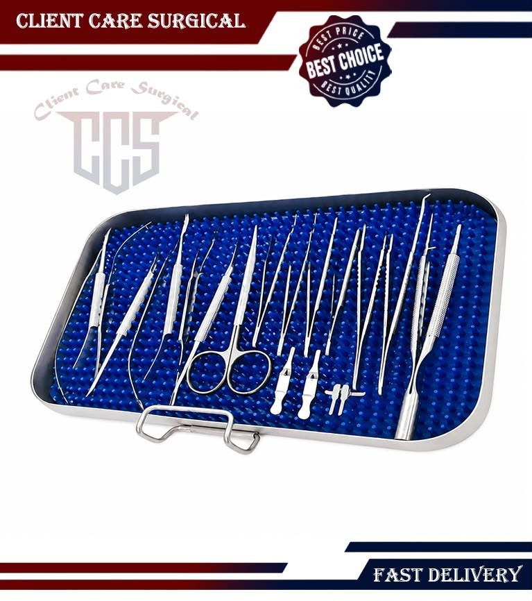 New Micro Hand Surgery Instrument Set Stainless Steel Surgical Kit With Case