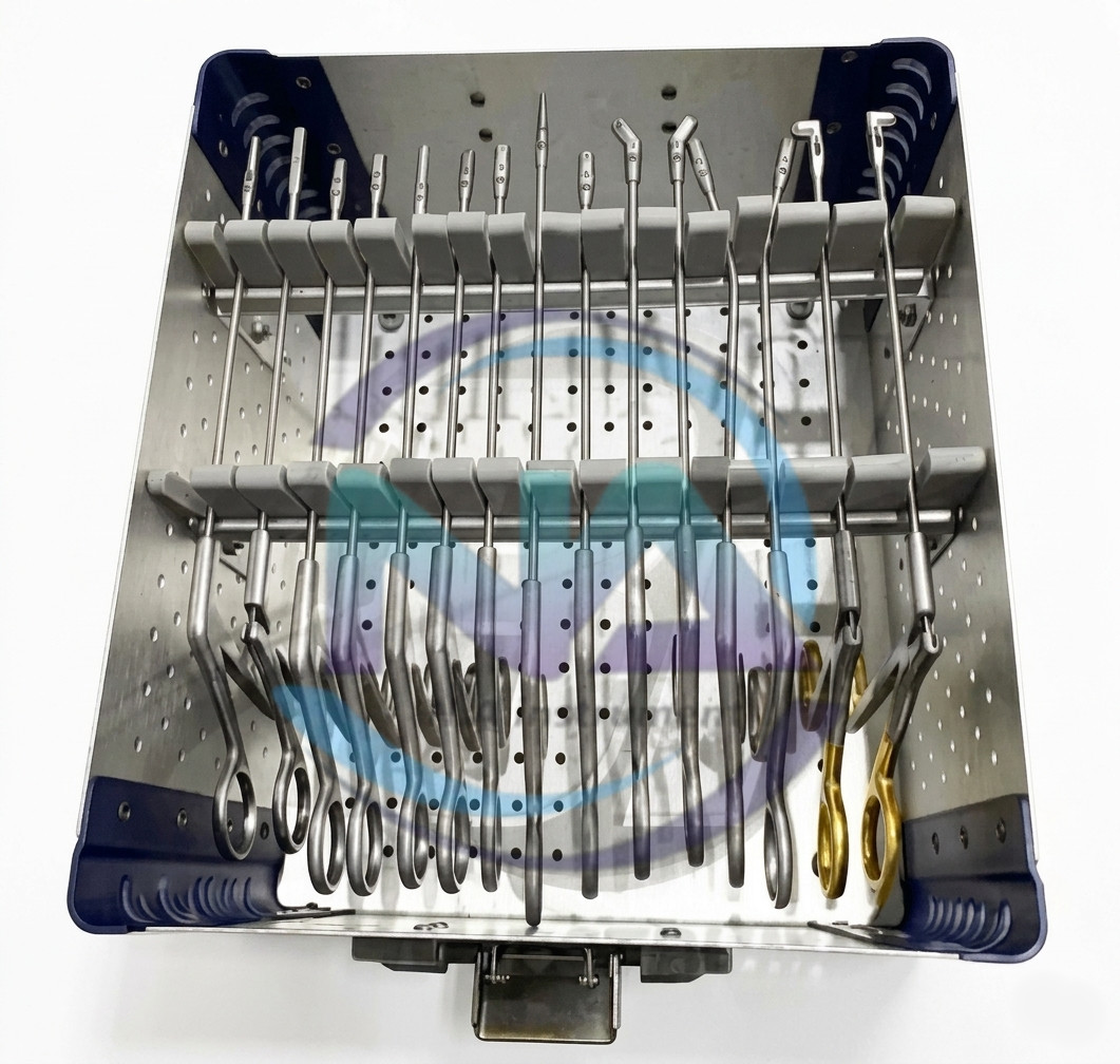Arthroscopy Forceps Set knee surgery set 15 pcs with sterilization Box