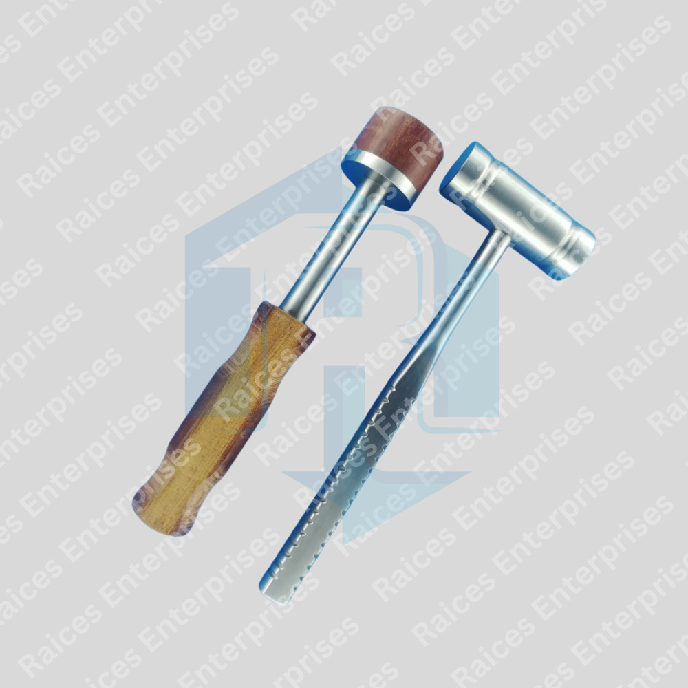 Head Impactor Fiber Handle and Type Mallet 500 Grm Orthopedics Instruments