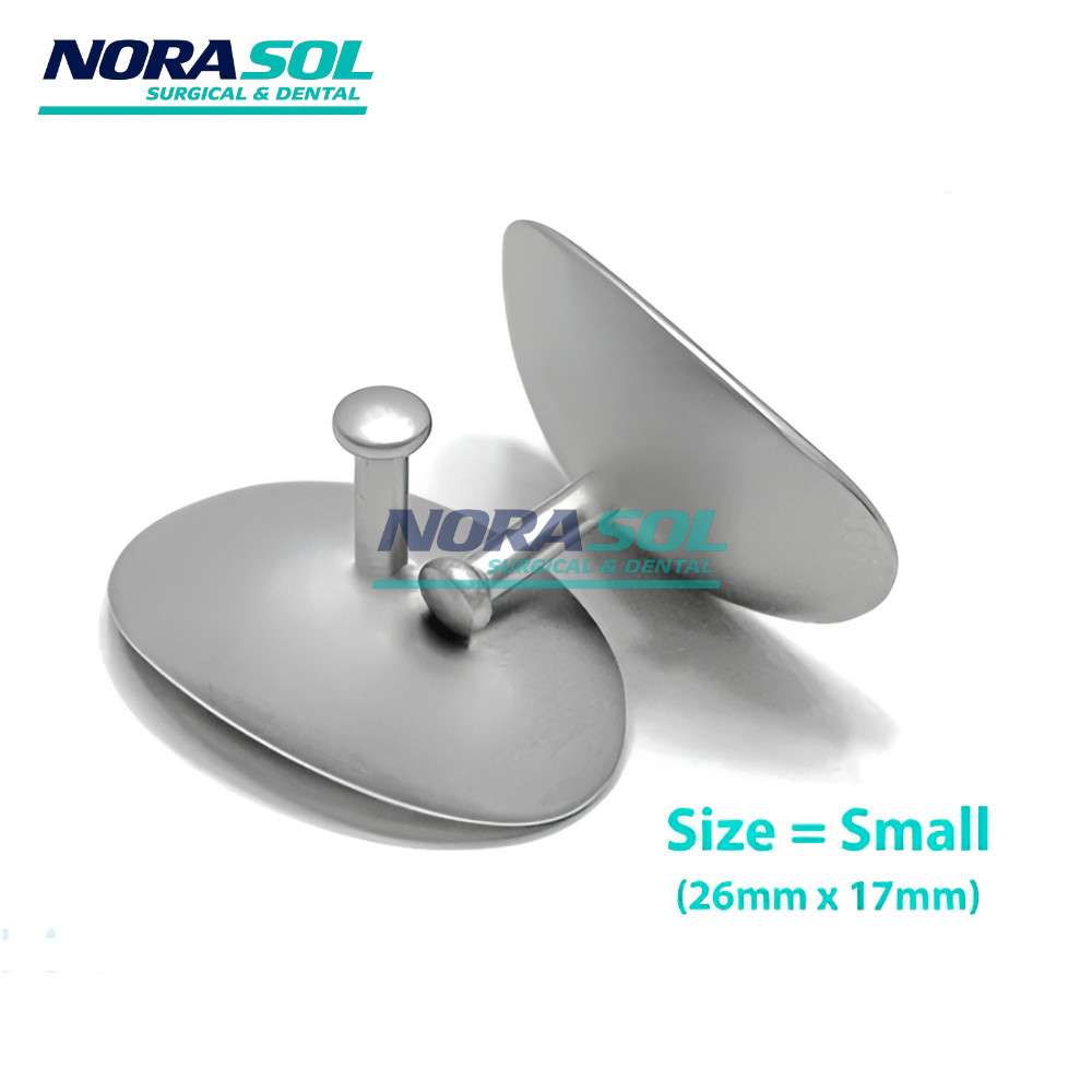 Corneal Eye Shield 1 Pairs Reusable Stainless Steel | Ocular Laser Eye Protector