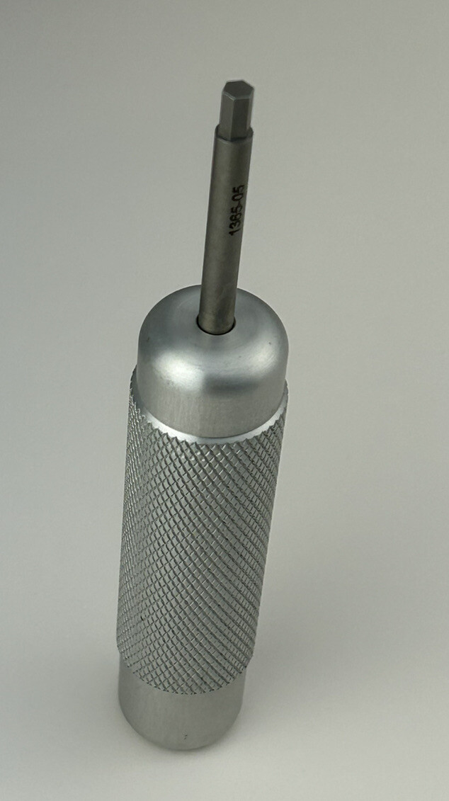 ZIMMER 1365-05 Hex Wrench For Orthopedic Hand Pieces 3.5mm Width 5in Length