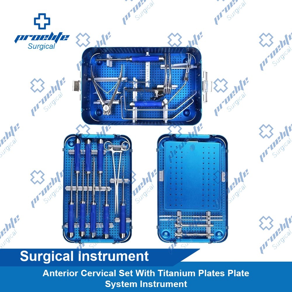 ANTERIOR CERVICAL PLATE SYSTEM INSTRUMENT SET PREMIUM QUALITY