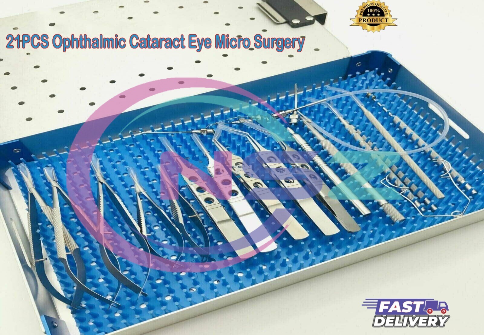 21PCS Ophthalmic Cataract Eye Micro professional Surgery instruments