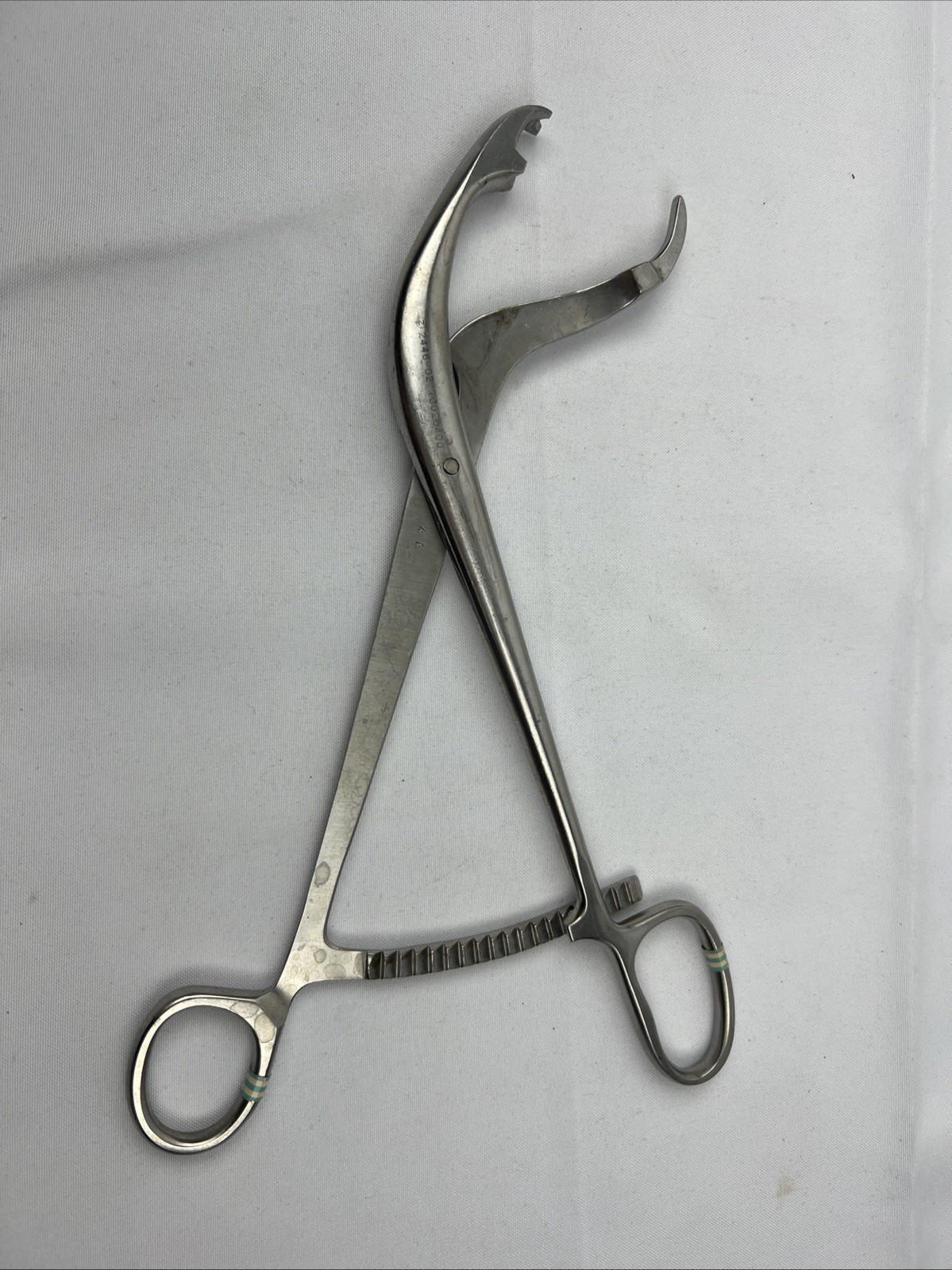 Zimmer 2446-02 Verbrugge Bone Holding Forceps, Ratchet, 10″