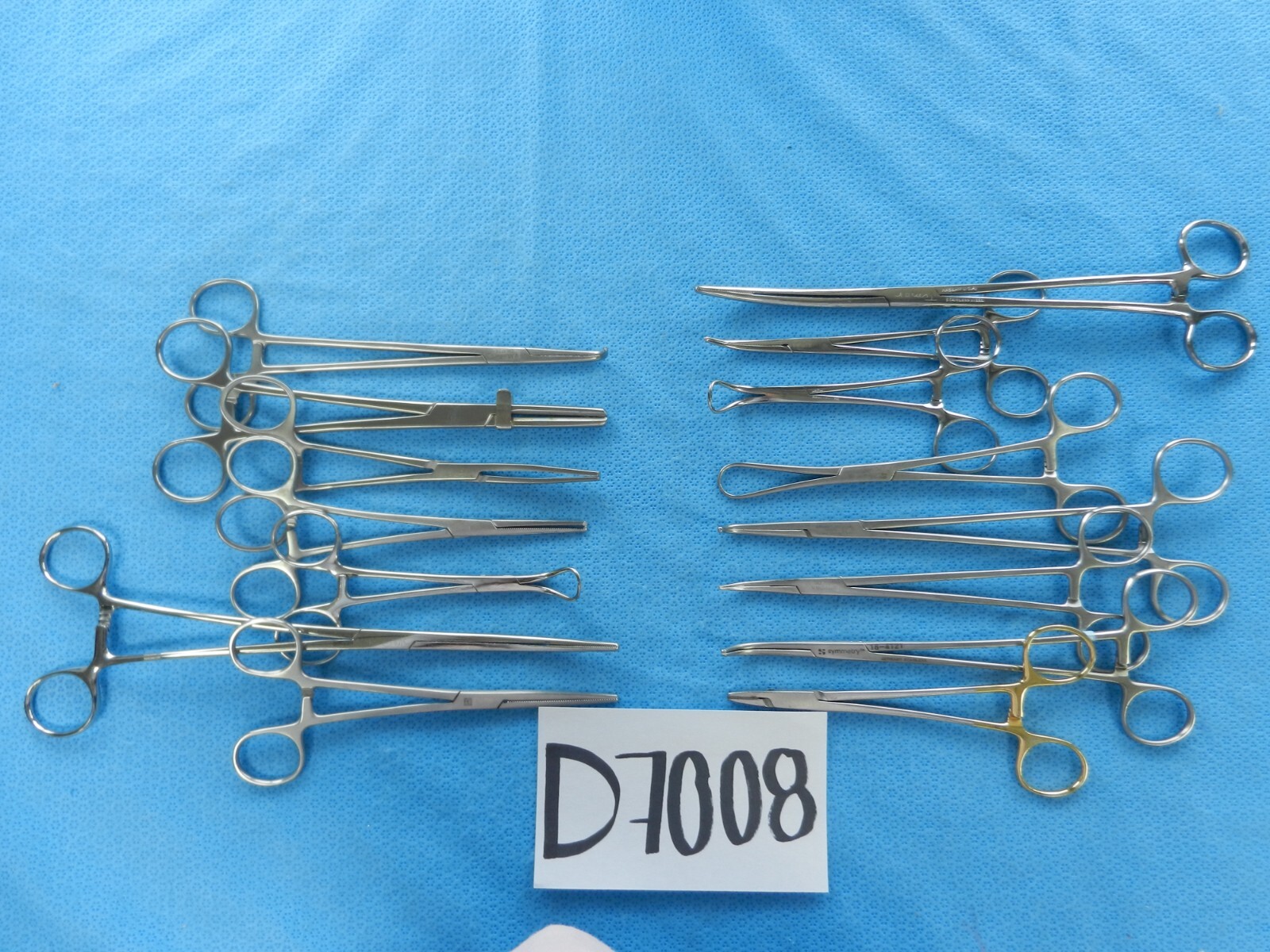 D7008 Jarit V. Mueller Aesculap Surgical Forceps Lot of 15 Approx 13.5-26cm