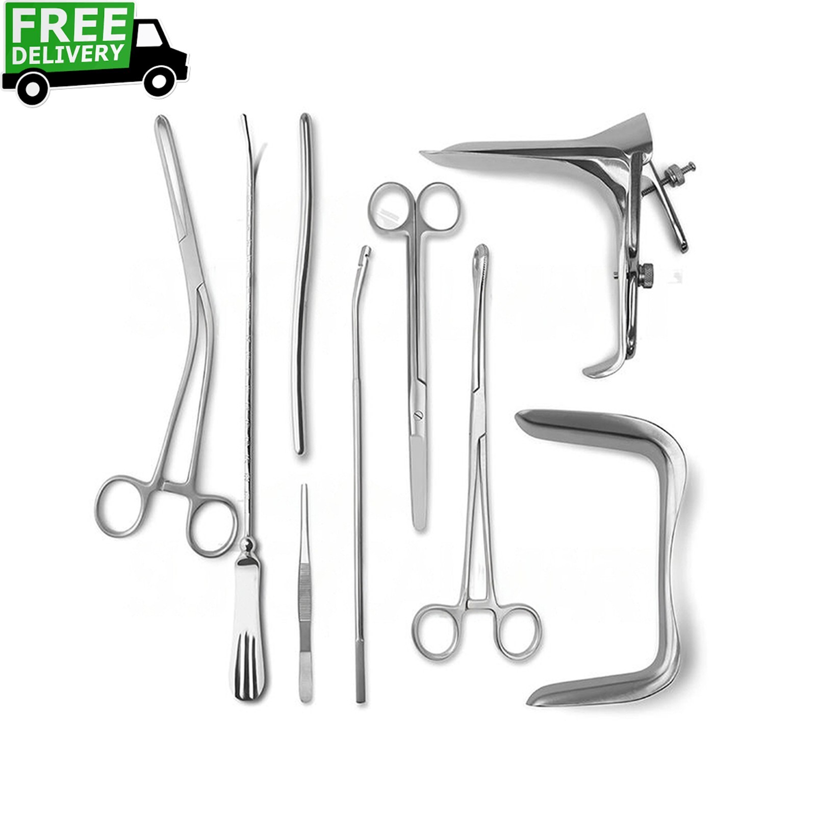 Gynecology surgical Instrument set kit Direct Manufacturing 9-PCS..