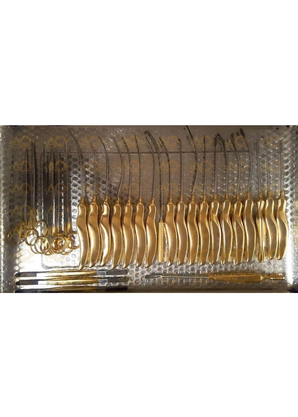 Plastic Surgery Face Lift Browlift Dissectors Instruments Scissors Rasps