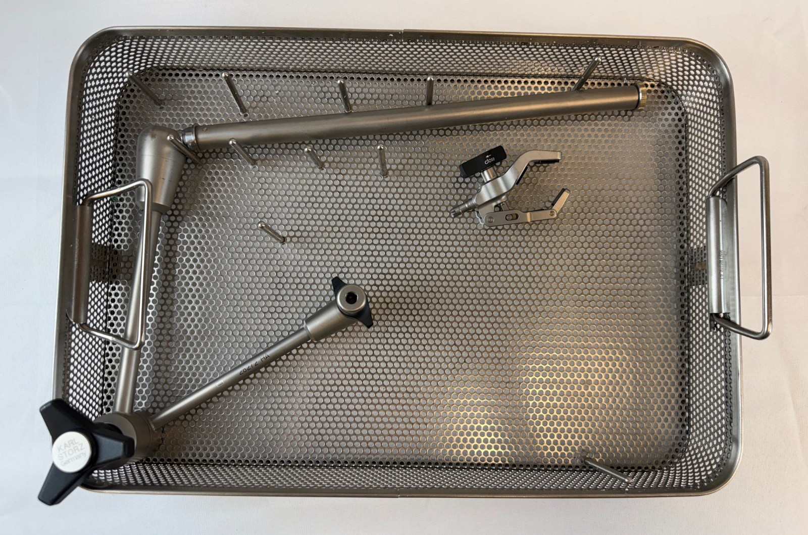 Karl Storz 28272UFN & 28272HA Straight Articulating Stand w Flexible Scope Clamp