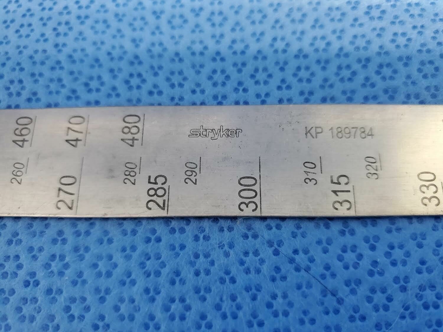 Stryker KP 189784 Guide Wire Ruler Surgical Neurology Orthopedic