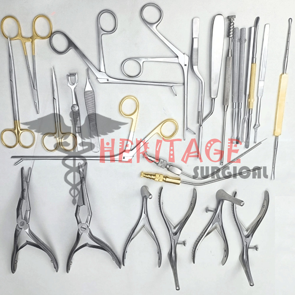 Septoplasty Instruments Set of 28 Pcs – Nasal Surgery Tool Set A+ German Quality