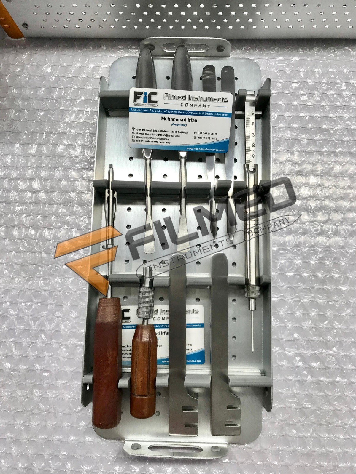Small Fragment Set Locking And Non locking Instruments Orthopedic Set with Box