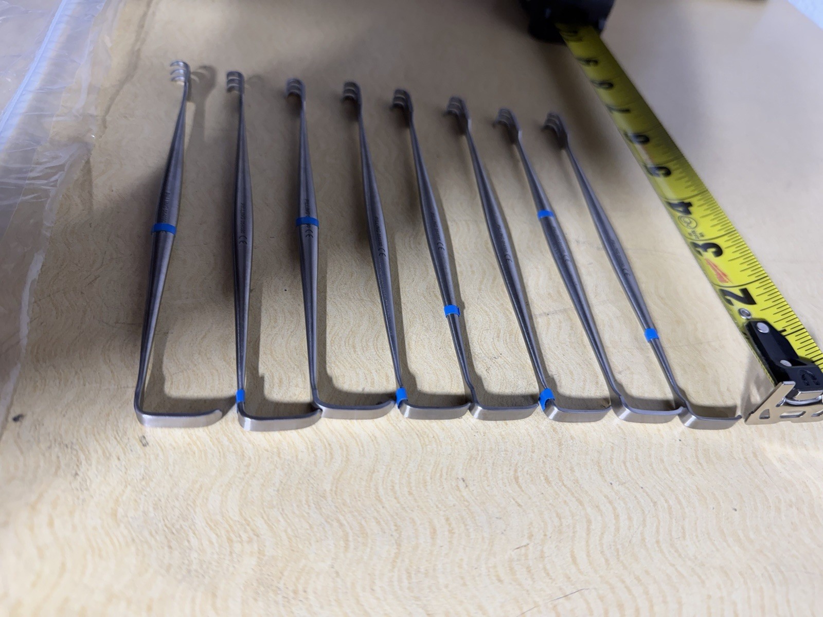 8 Pcs. Pilling 054590 625 Stainless Germany Retractor Tracheal 3 Sharp Prong