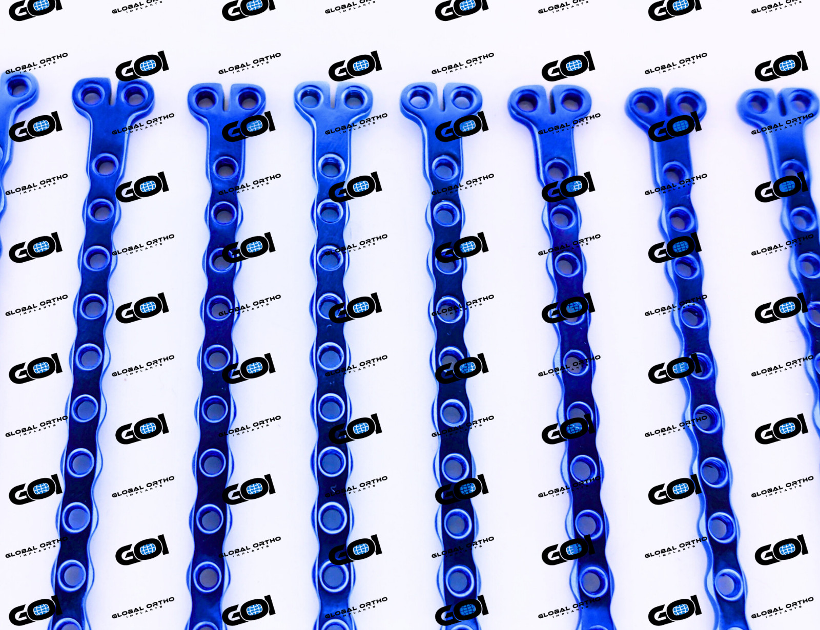 10 Pc Titanium Advance Locking Plate T-Type 2.7mm Dia 18 Hole Veterinary kit Ti