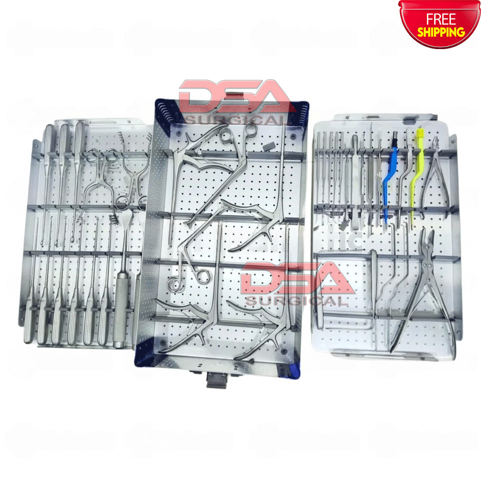 Spinal Lumbar Spine Surgery Set with Sterilize Box Orthopedic Instruments