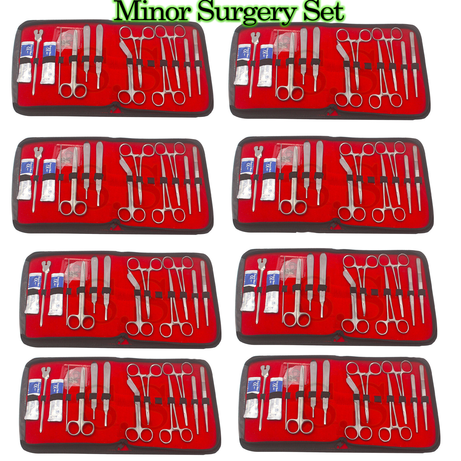 400 Kits 18 pcs Minor Surgery Set Surgical Instruments Stainless Steel