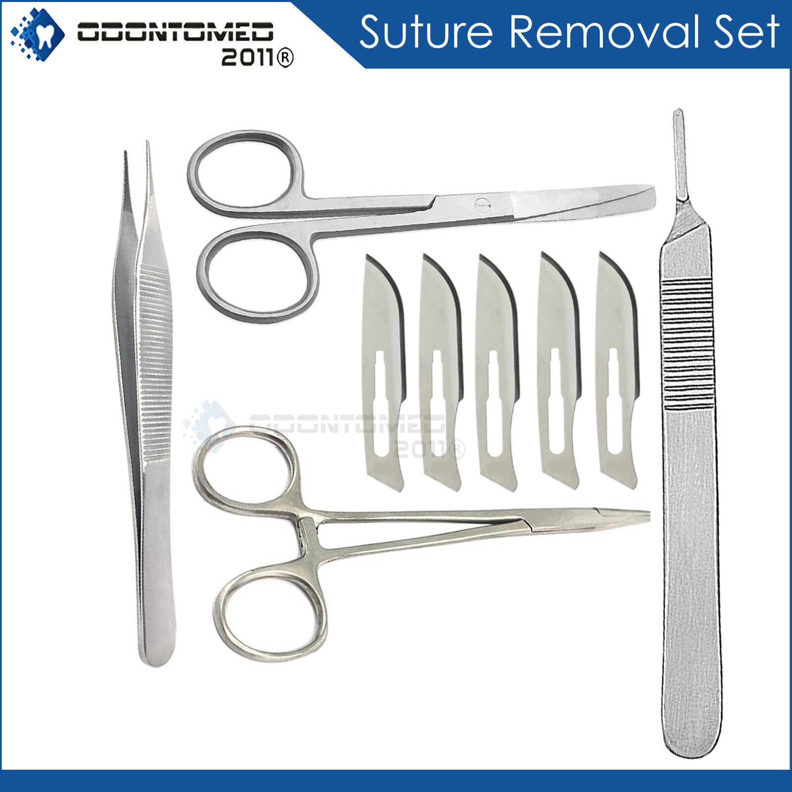 1 set Classic Suture Removal 5pcs Kit Surgical Instruments New Brand,ODM,DS-741
