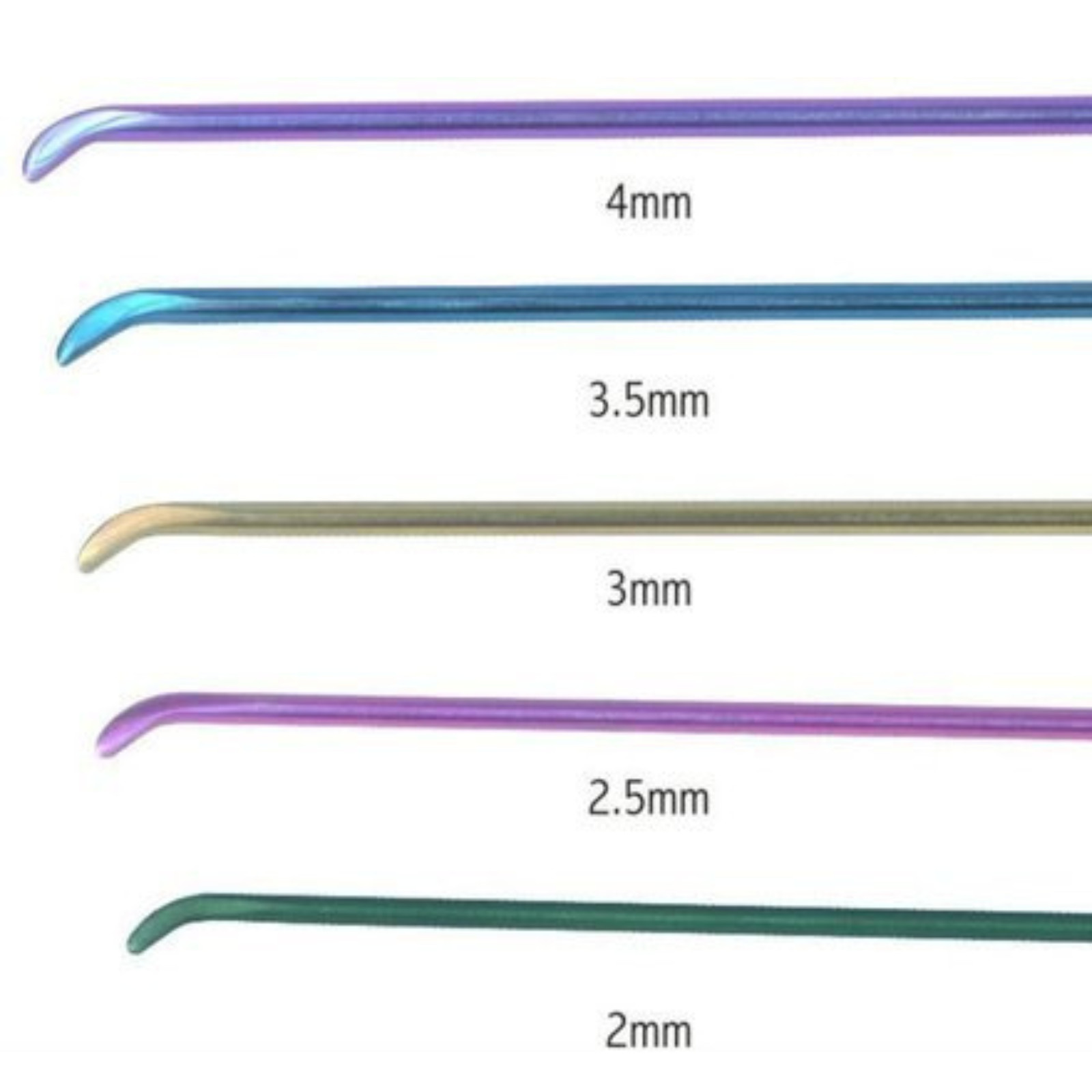 Elastic Nail 2.0-2.5-3.0-3.5mm each 5Pcs Titanium Grad V Good Quality 20Pcs Set