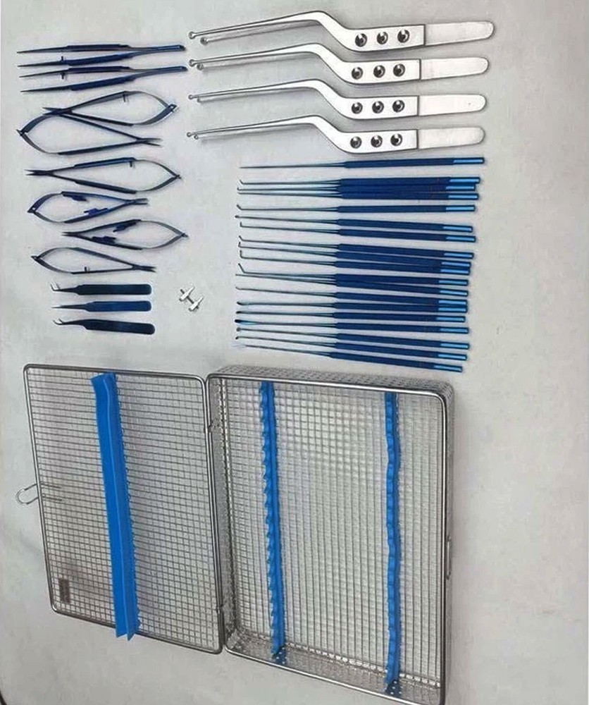 Neuro Surgical Instruments set 40 pcs & Micro Ophthalmic surgery instruments Kit