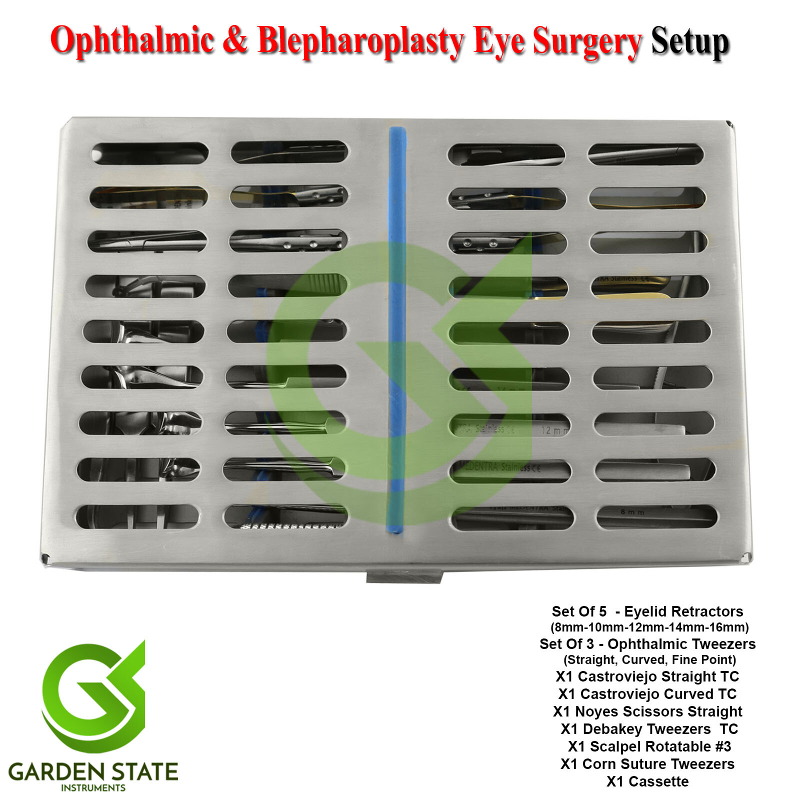 Cataract Eye Micro Surgery Kit Ophthalmic & Blepharoplasty Eyelid Surgical Set
