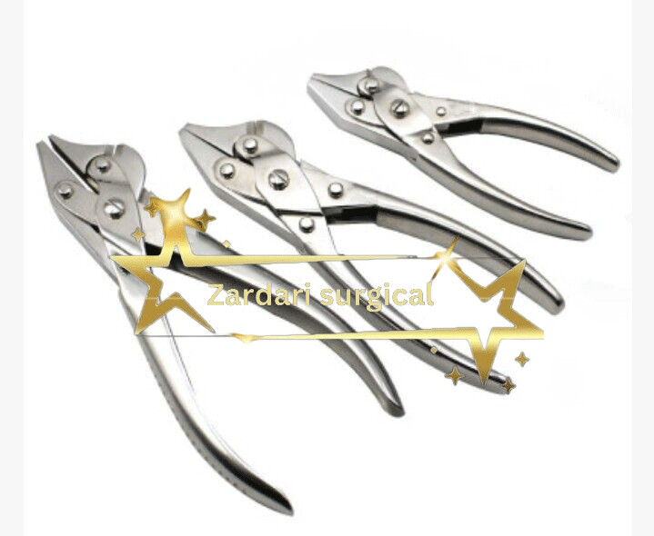 3 PCS Set High Best QTY Parallel Locking Pliers Surgical Orthopedic Instrument