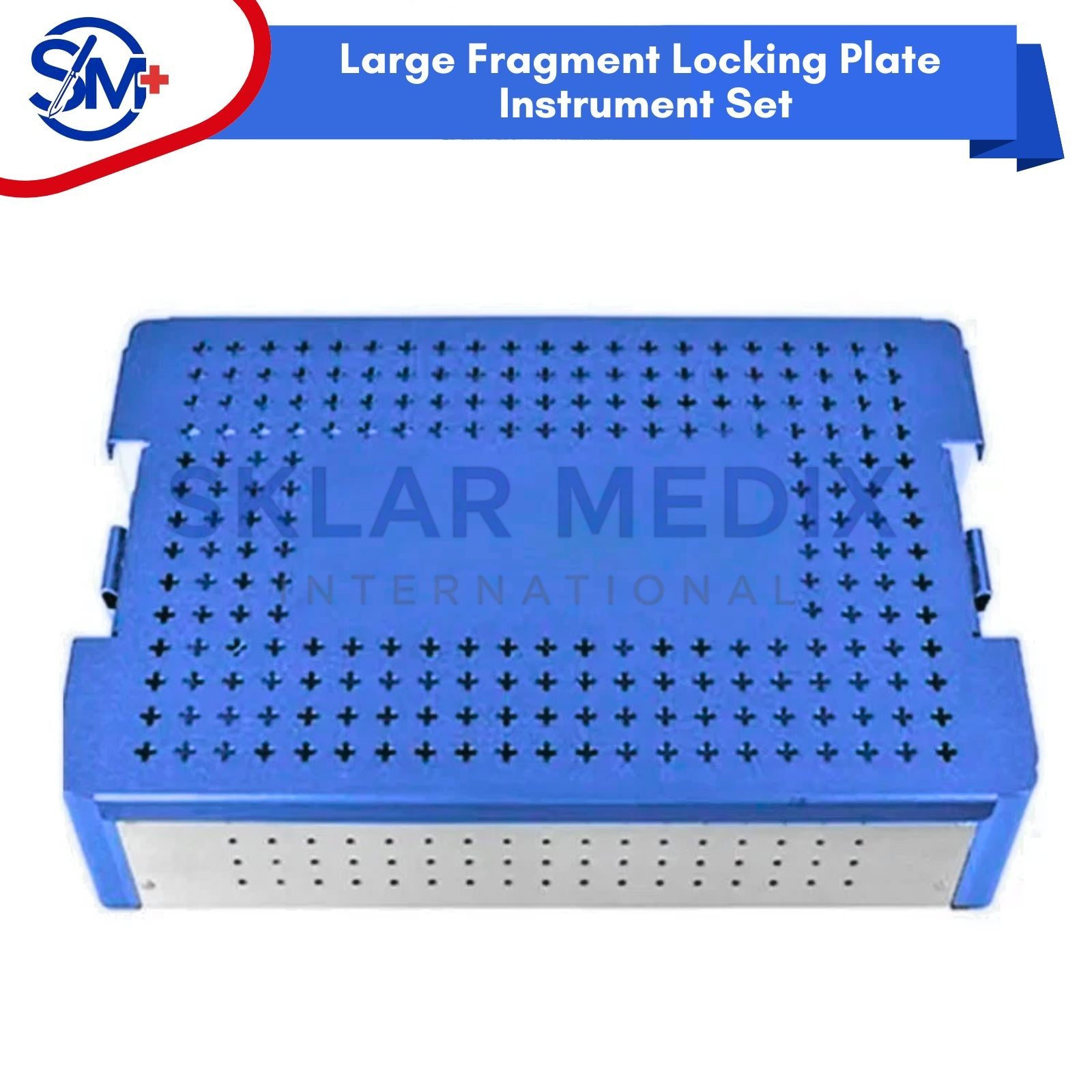 Orthopedic Surgical Instruments Large Fragment Locking Plate Instrument Set CE