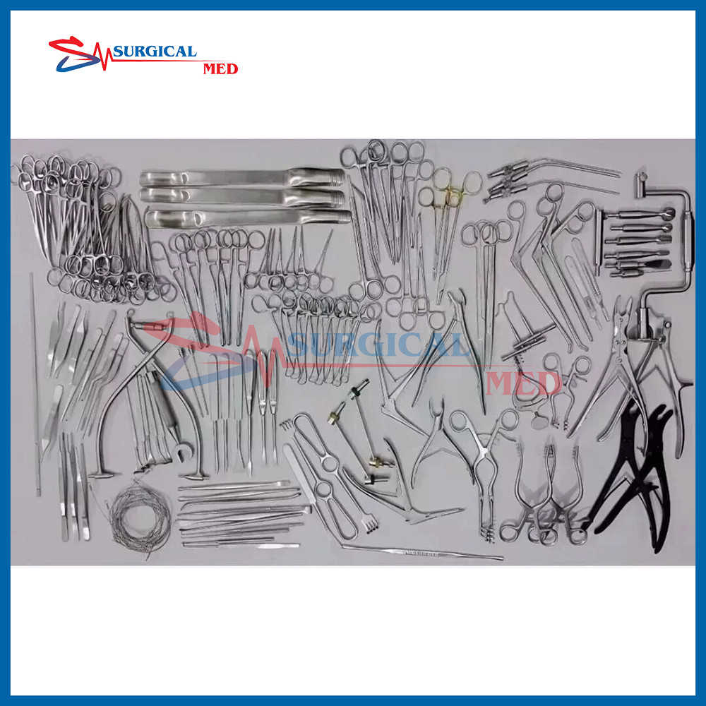 Craniotomy Set 133 PCs For Neuro Surgery Instruments with sterlizing box
