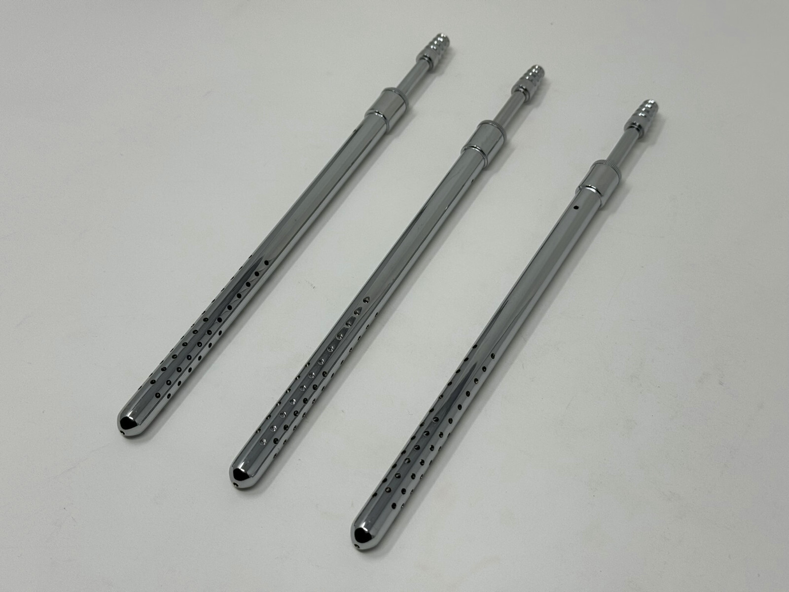Poole Suction Tube 30 Fr. Straight Surgical Instruments Set of 3