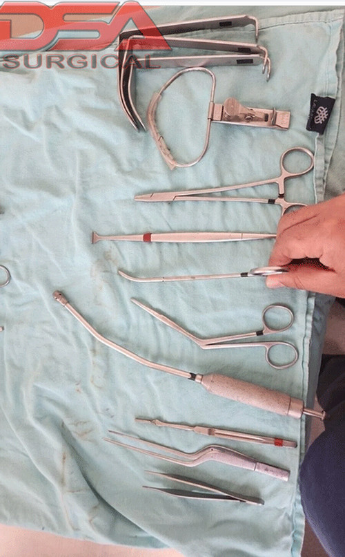 Tonsillectomy Surgical Mix Instruments ENT Set Of 12 Pcs