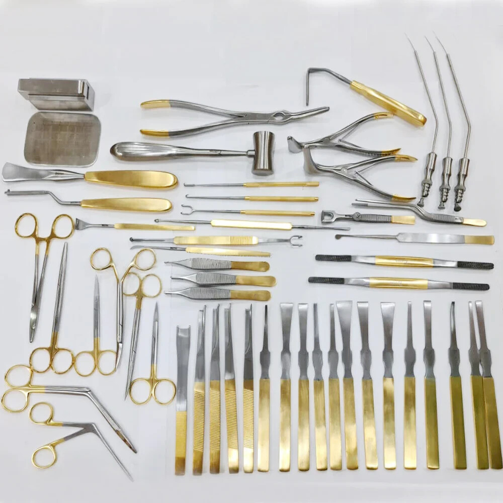 Rhinoplasty instruments German Nose & Plastic Surgery instruments Set of 50 PCS