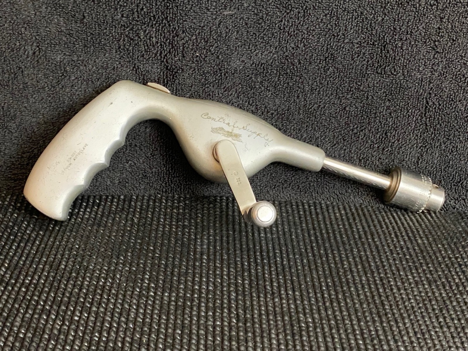 Vintage ZIMMER 522 Hand BONE DRILL Orthopedic Instrument Precision Shop Tool
