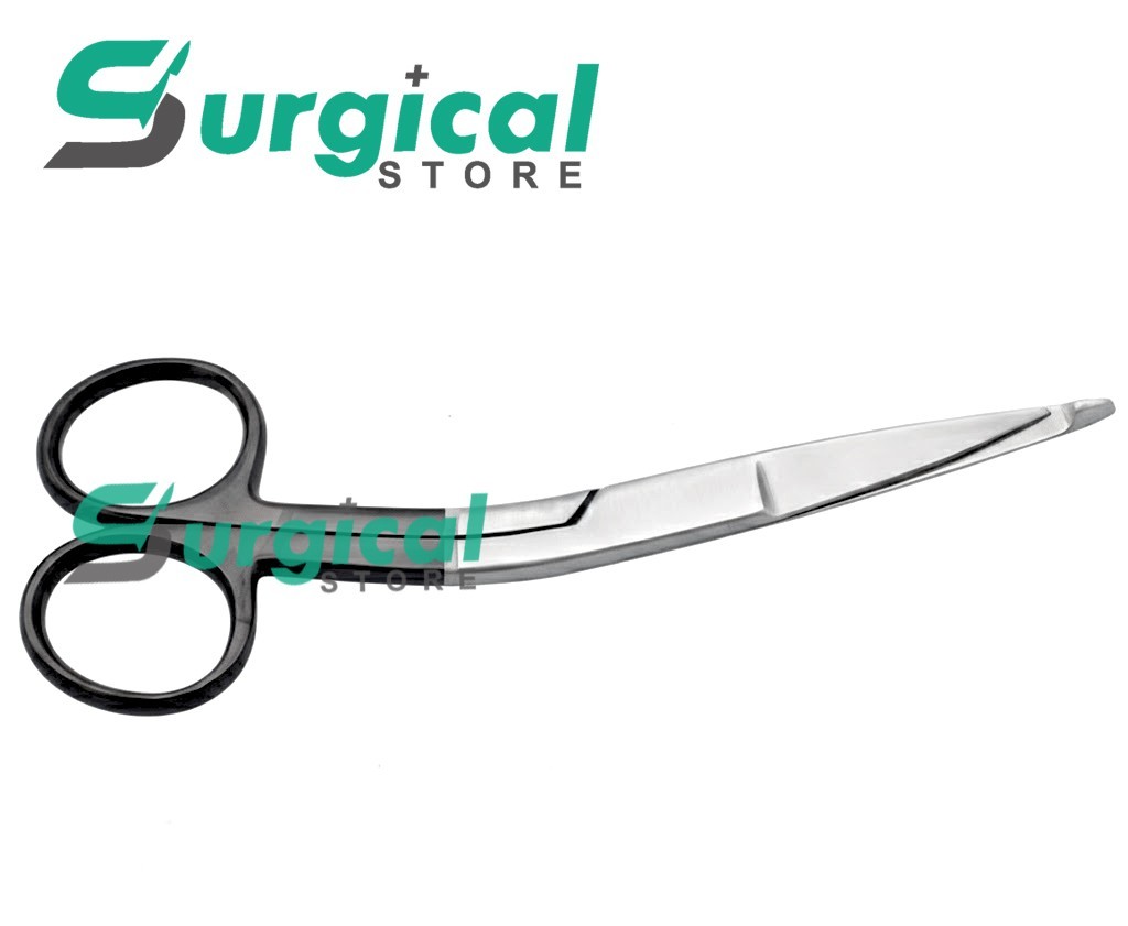 Knowles Bandage Scissors Supercut 5.5″ 5PCs Set Angled Curved Surgical Dressings