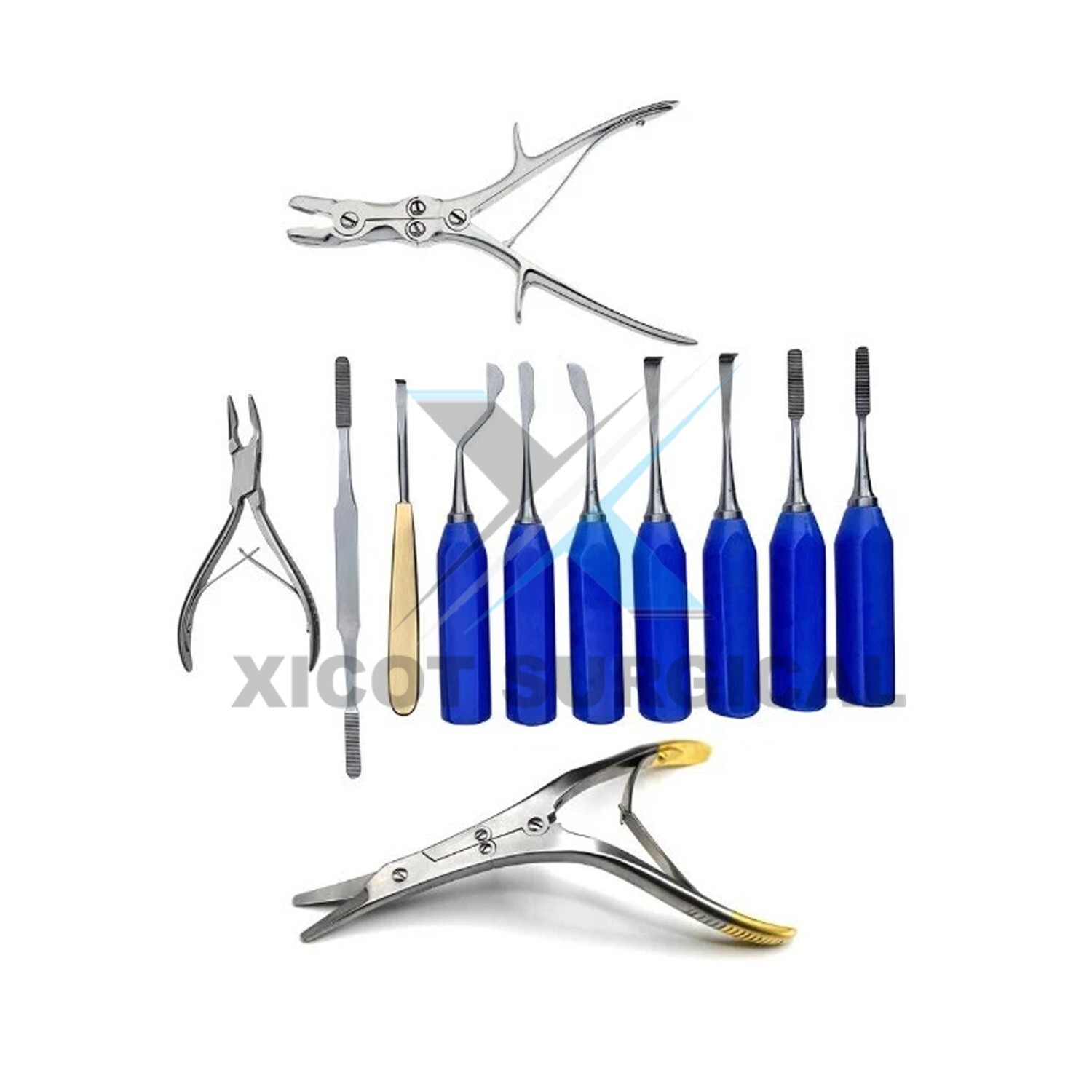 Premium 15-Piece Preservation Rhinoplasty Set – Professional Nasal Surgery Kit