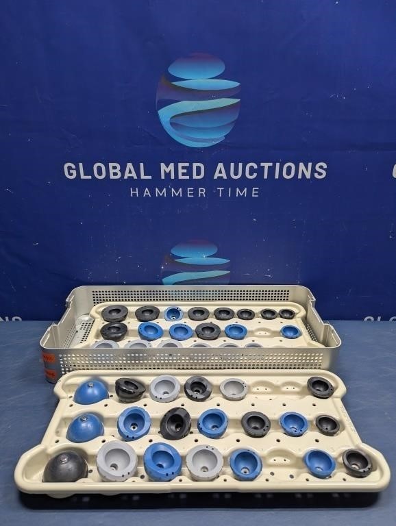 Stryker Trident Acetabular Insert Trial Set Hip Arthroplasty w/ Trays