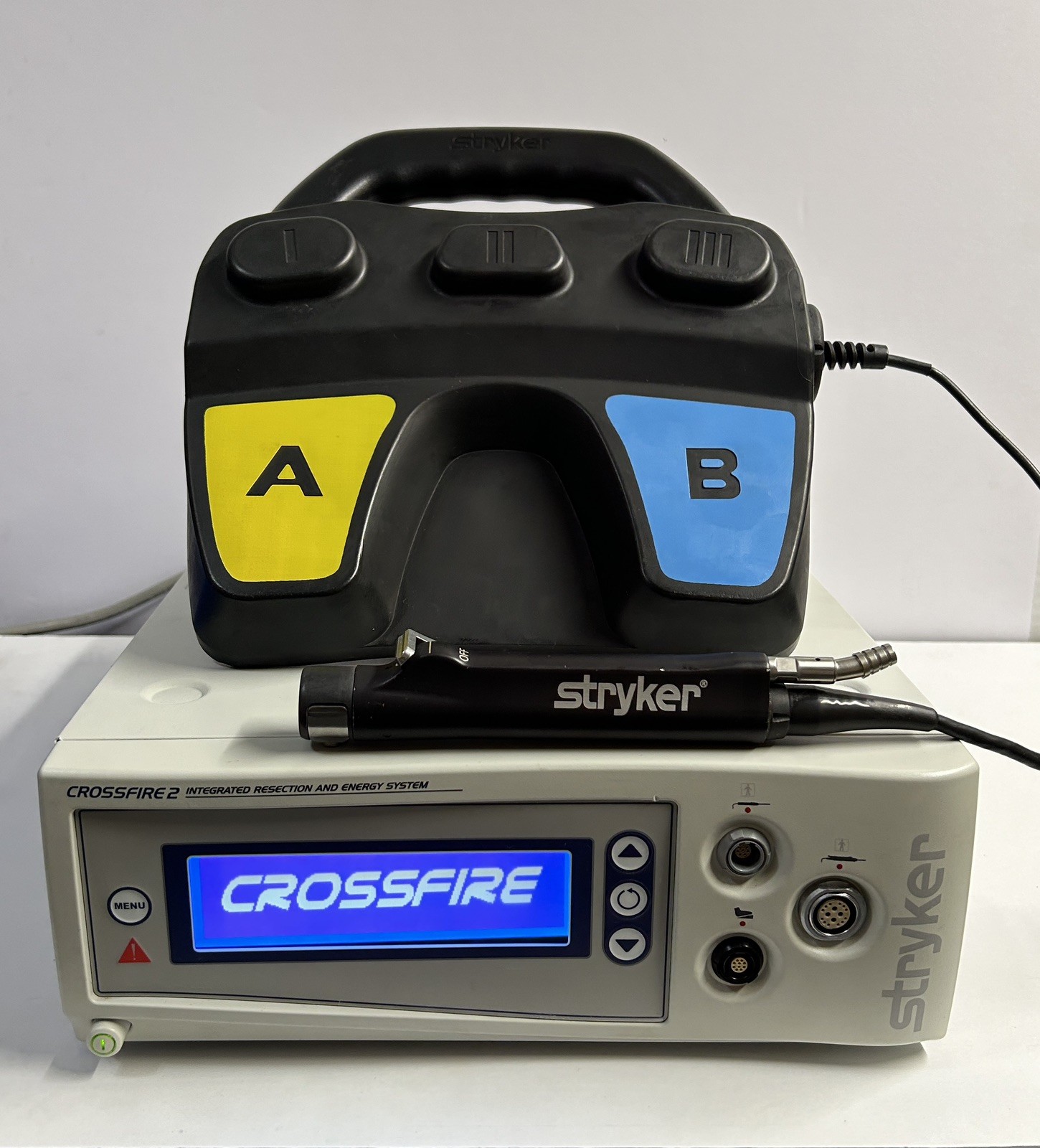 Stryker Shaver Formula Core, Footswitch, CrossFire 2 Resection & Energy System