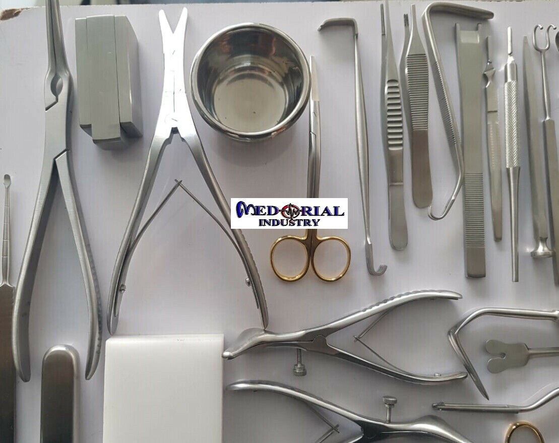 Rhinoplasty Plastic Surgery Set of 53 Pcs,Surgery Instruments