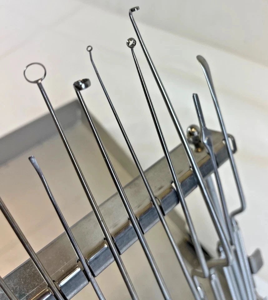 20 Piece V. Mueller Transphenoidal Dissector Instrument Set w/ Case Neurology