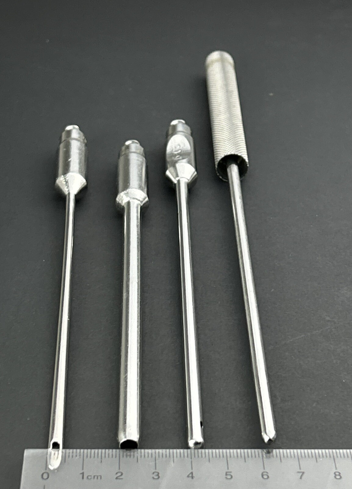 Plastic Surgery Harvesting Liposuction Fat Grafting Lot Of 3 Cannula 1 Tool
