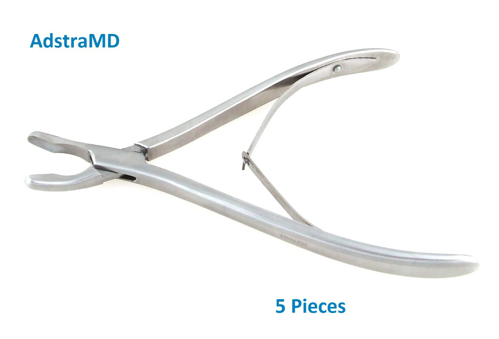 Set of 5 Pieces Adson Cranial Rongeur Curved Surgical Instruments