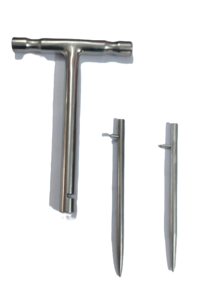 Orthopedic Charnley T-Pin Retractor with Two Pins Surgical Instruments