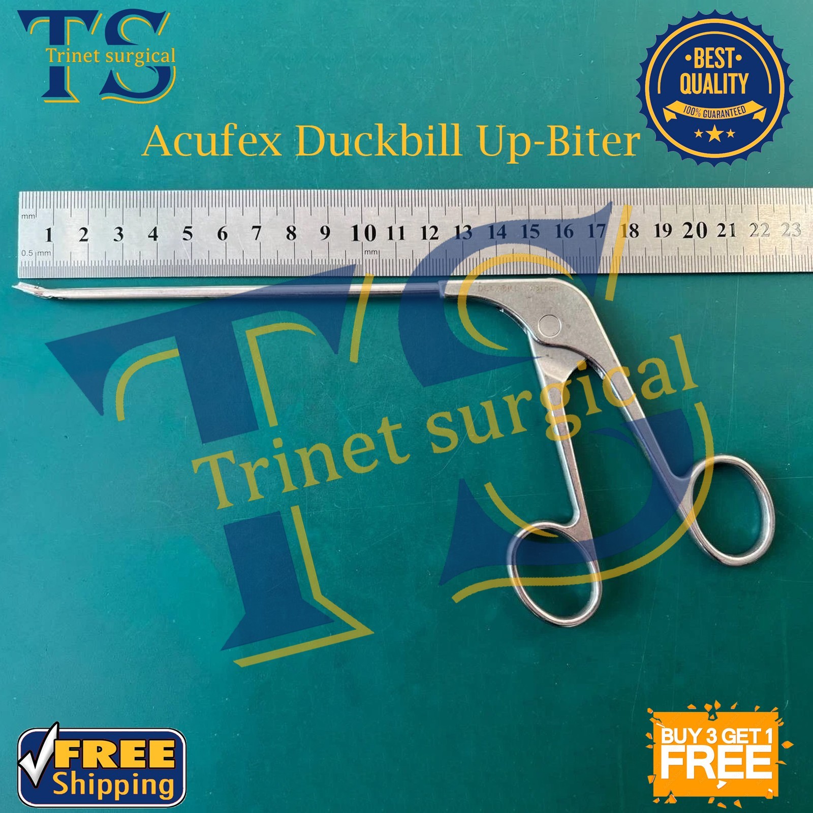 Duckbill Up-Biter Linear Punch Forcep Straight 3.4mm Arthroscopy instruments