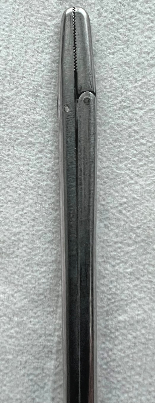 Medicon Spinal Rongeur Straight Jaws Serrated 3 MM X10 mm overall 7″ ( 18 cm )
