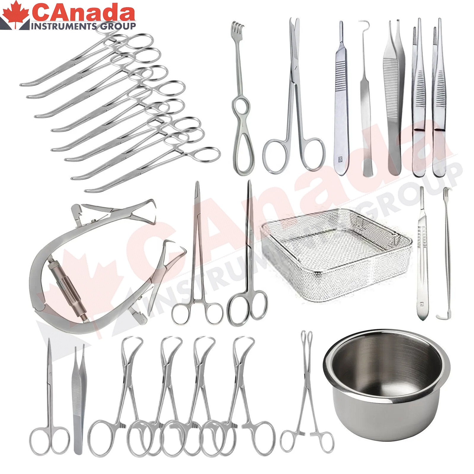 Thyroid Set Of 29pcs To Remove All Neck Basic Thyroidectomy Endoscopic Minor Gla