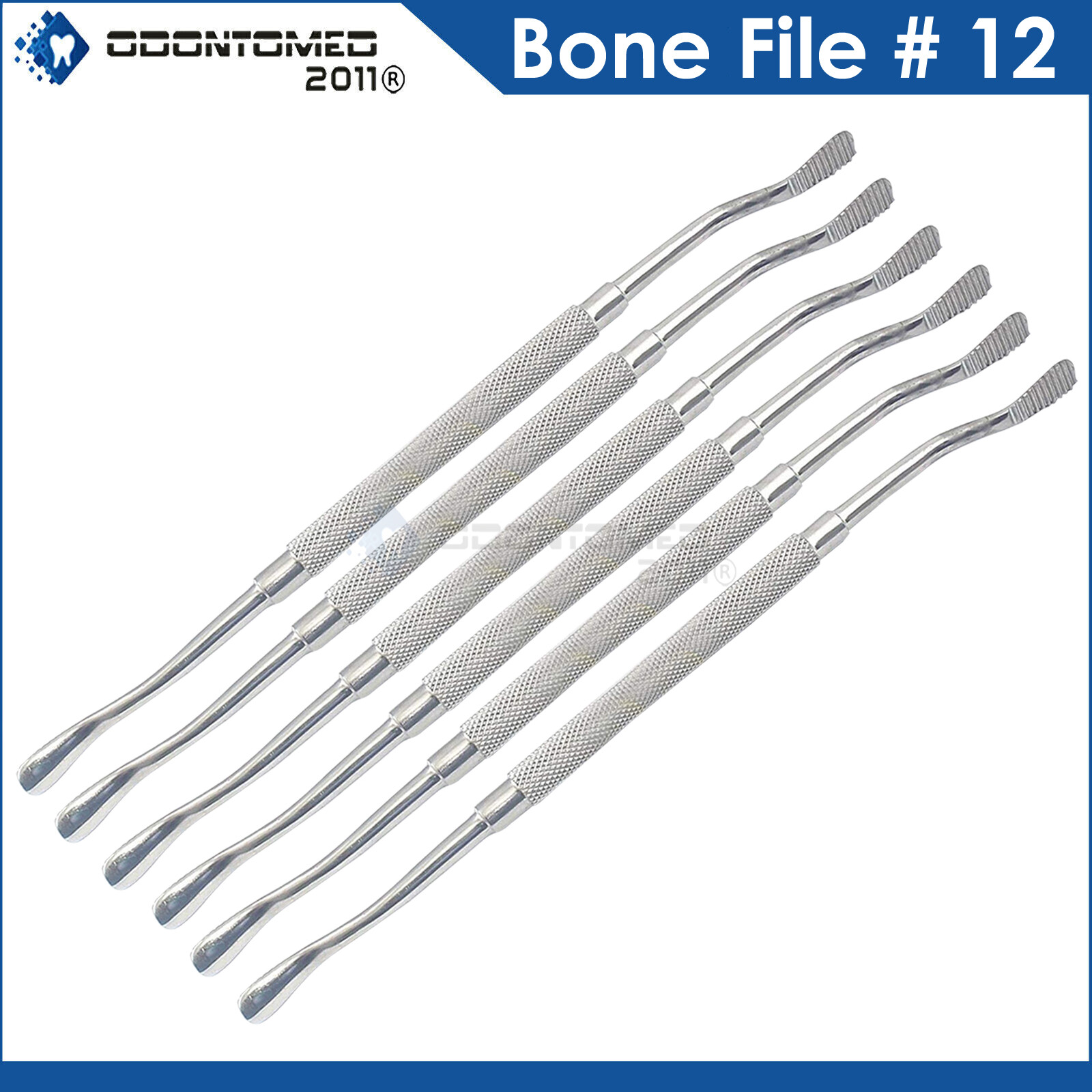 12 Bone File #12 Surgical German Quality Steel Dental Dentist Medica Instruments