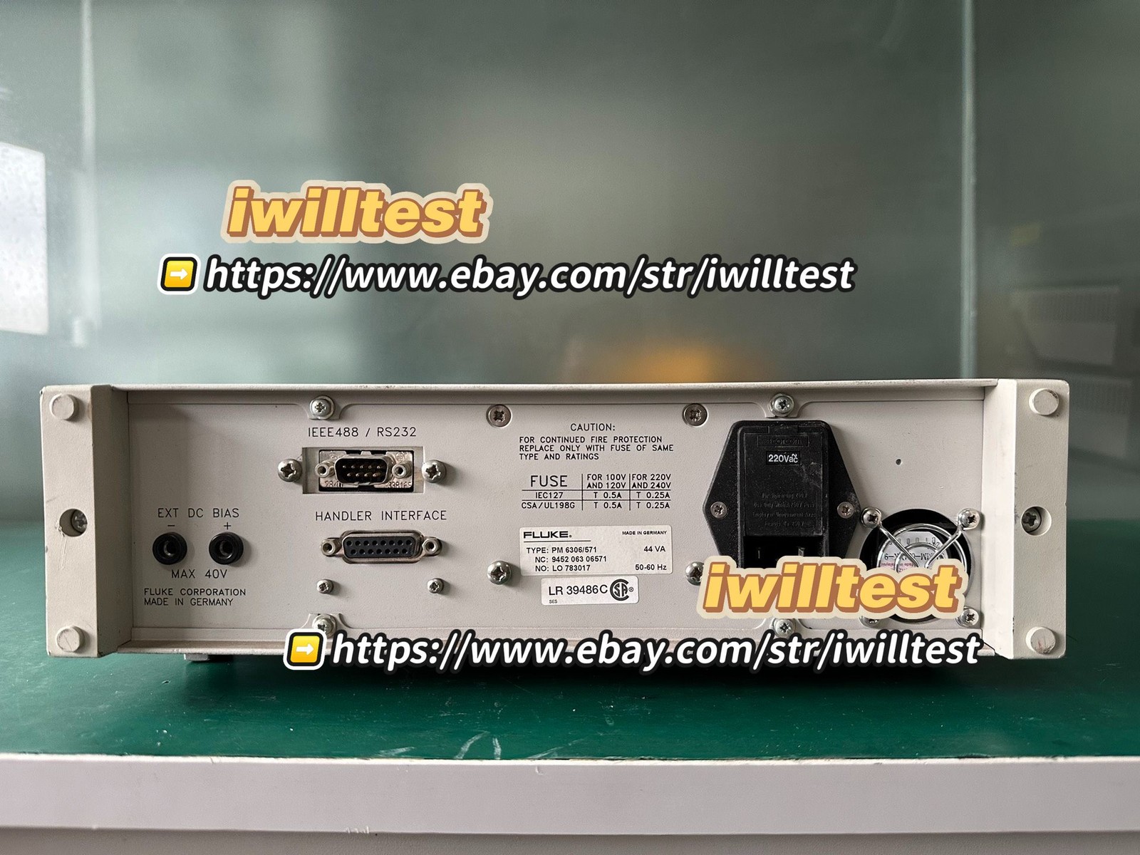 Good FLUKE PM6306 Programmable Automatic RCL meter *IW