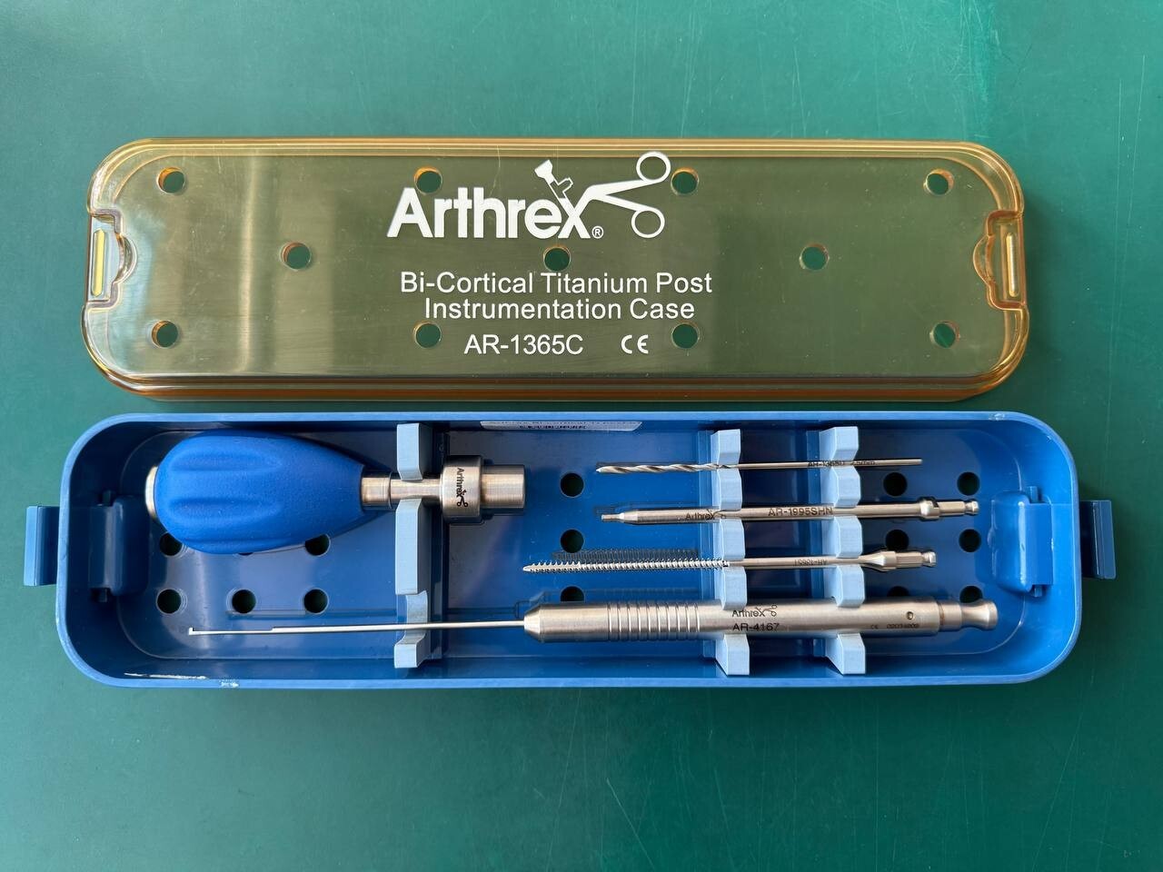 Arthrex AR-1365C Bi-Cortical Titanium Post Instrumentation Set