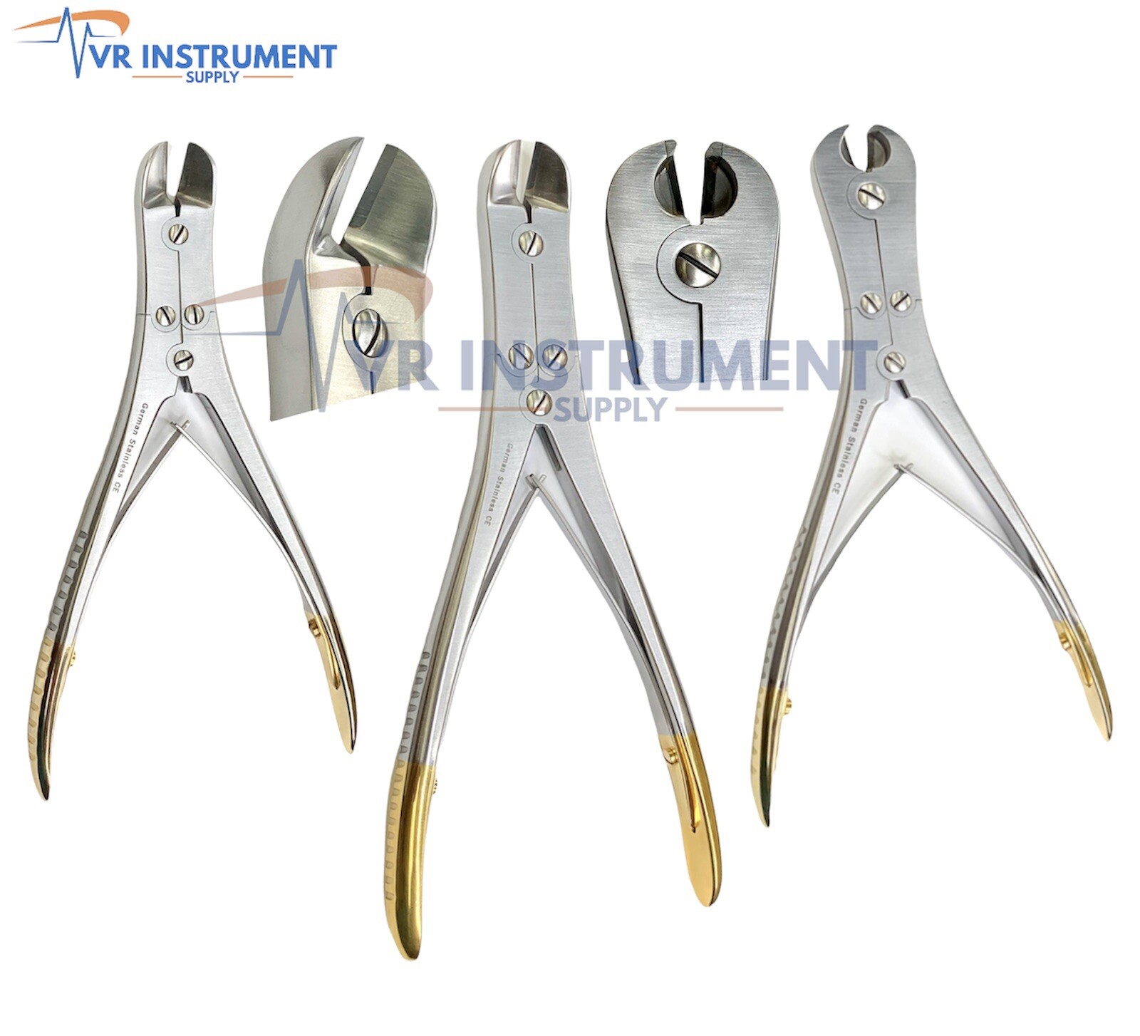 3 Pcs T/C Front & Side, Pin & Wire Cutter Surgical Orthopedic Tools Pliers 7″ 9”