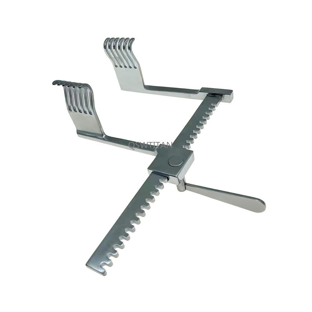 Orthopedics Retractor 6 Prongs Lumbar/Rib Multifunctional Orthopedic Instrument